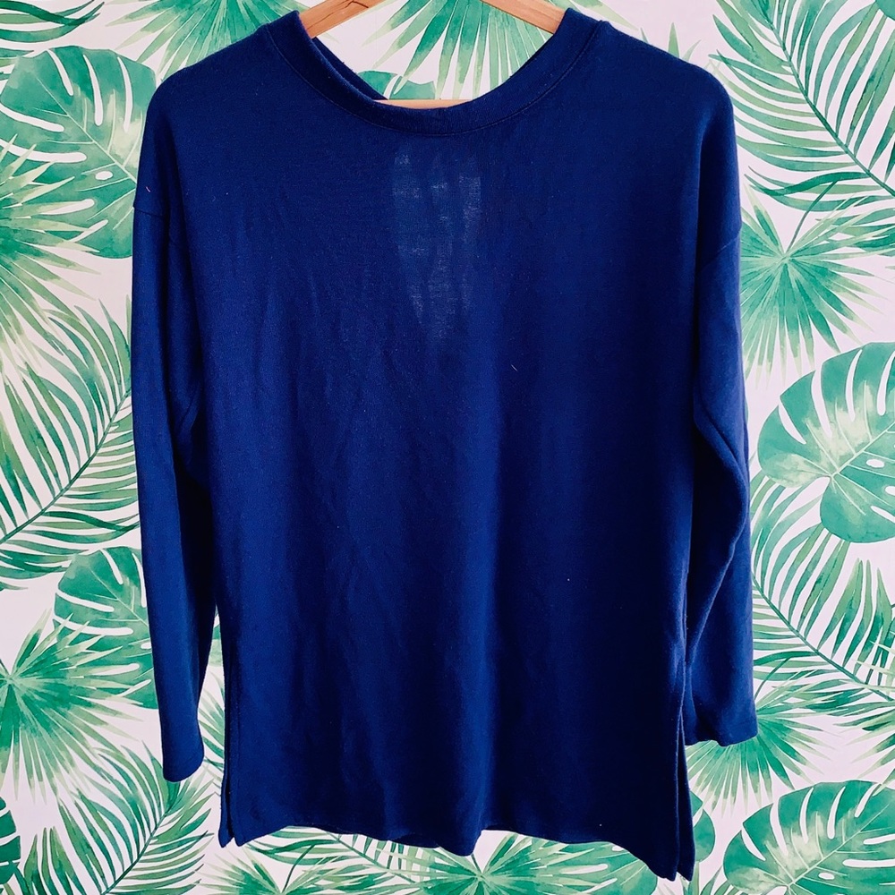 Tie back long sleeve